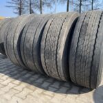  Opony używane ciężarowe naczepowe 385/65R22.5 BRIDGESTONE DURAVIS R-TRAILER 002 / 11-13mm
