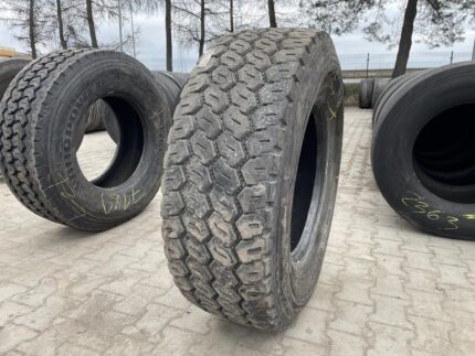  Opona używana ciężarowa naczepowa 385/65R22.5 ATHOS HG25545/T / 14-15mm
