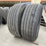  Opony używane ciężarowe naczepowe 385/65R22.5 HANKOOK SMART FLEX TH31 / 8-12mm