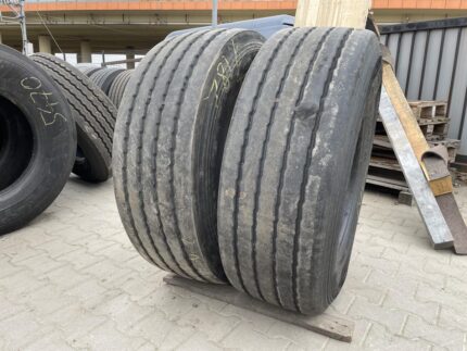  Opony używane ciężarowe naczepowe 385/65R22.5 HANKOOK SMART FLEX TH31 / 8-12mm