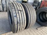 Opony ciężarowe używane naczepowe 385/65R22.5 DUNLOP SP247 / 14mm