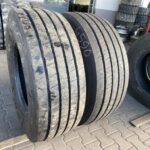  Opony ciężarowe używane naczepowe 385/65R22.5 DUNLOP SP247 / 14mm