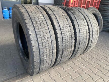  Opony ciężarowe używane napędowe 315/70R22.5 BRIDGESTONE ECOPIA H-DRIVE 002 / 7-9mm