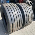  Opony ciężarowe używane naczepowe 435/50R19.5 GOODYEAR KMAX T GEN-2 / 100% Bieżnika