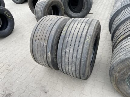 Opony używane ciężarowe do naczepy mega 445/45R19.5 PIRELLI HO2 PRO TRAILER / 12mm
