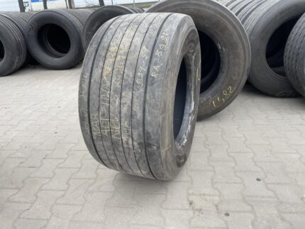  Opona używana ciężarowa naczepowa mega 445/45R19.5 HANKOOK E-CUBE BLUE TL20 / 9-10mm