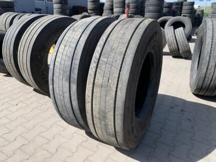 Opony używane ciężarowe prowadzące 315/80R22.5 BRIDGESTONE DURAVIS R-STEER 002 / 8-11mm