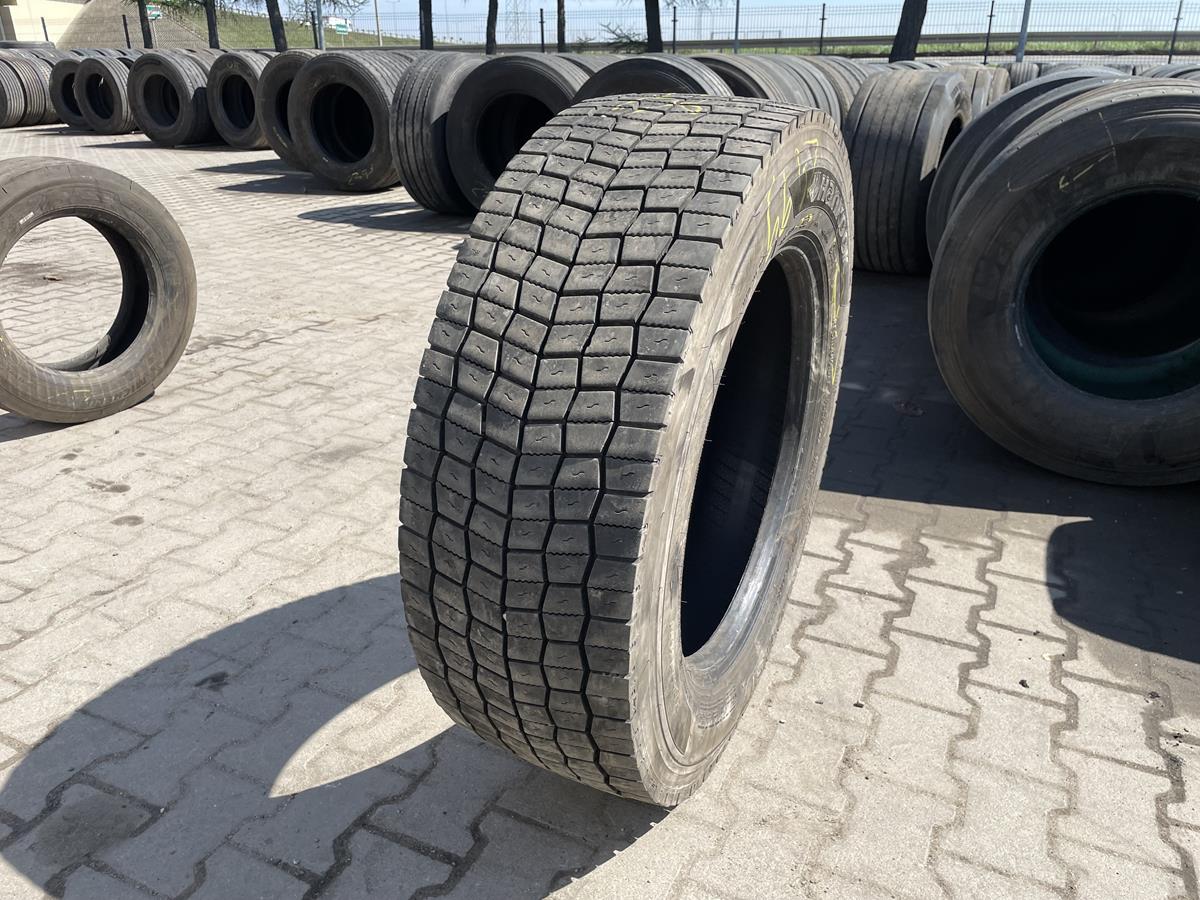 Opony używane ciężarowe naczepowe 385/65R22.5 BRIDGESTONE R179 AS / 11-14mm Opona używana ciężarowa napędowa 295/60R22.5 HANKOOK SMART FLEX DH31 / 12-13mm