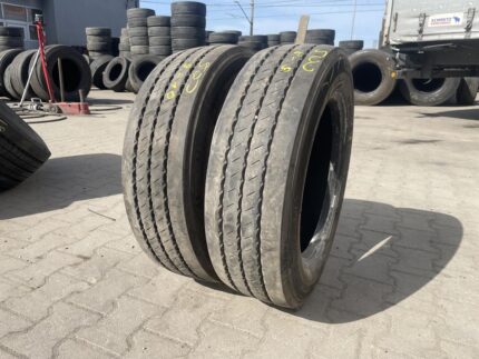  Opony używane ciężarowe naczepowe 205/65R17.5 CONTINENTAL HTR2+ / 8-10mm