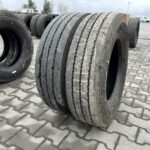  Opony używane ciężarowe naczepowe 215/75R17.5 HANKOOK TH22 / 10-12mm