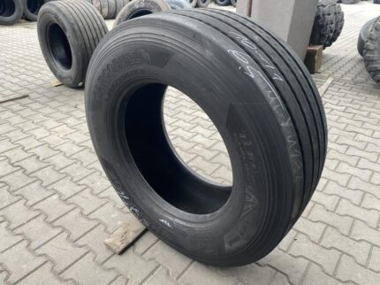 Opona używana ciężarowa naczepowa 385/55R22.5 HANKOOK TL10+ E-CUBE MAX / 10-11mm