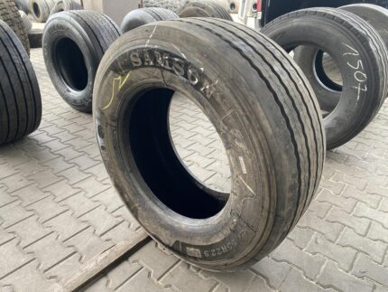 Opona ciężarowa używana naczepowa 385/55R22.5 SAMSON GR-T2 / 14mm