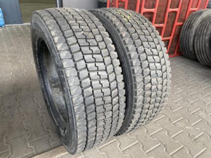  Opony ciężarowe używane napędowe 285/60R22.5 BRIDGESTONE M729 / 15-16mm
