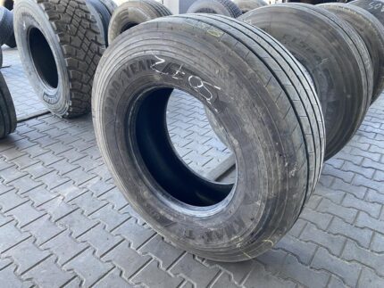 Opona używana ciężarowa naczepowa 385/65R22.5 GOODYEAR KMAX T GEN-2 / 11-12mm
