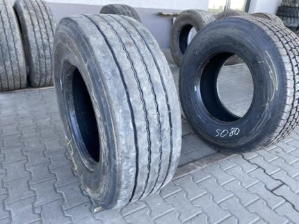  Opona ciężarowa używana prowadząca 385/65R22.5 BRIDGESTONE M-STEER 001 / 8-10mm