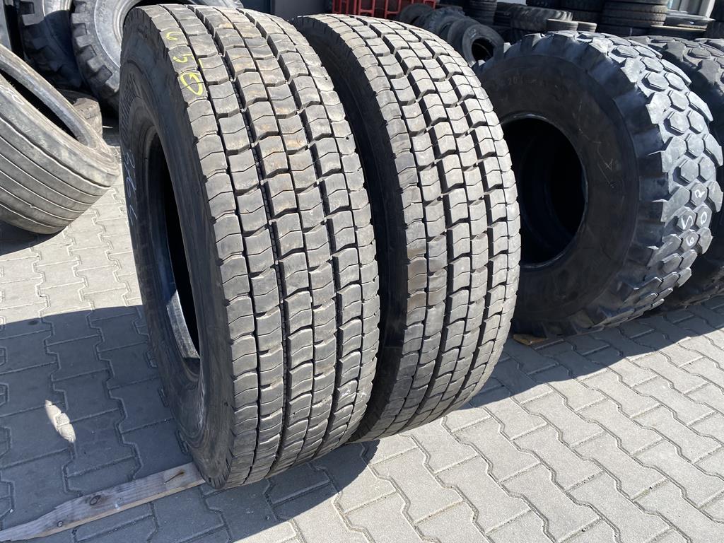 Opony ciężarowe używane naczepowe 385/65R22.5 CONTINENTAL CONTI CROSSTRAC HT3 / 10-12mm Opony ciężarowe używane napędowe 315/80R22.5 BIEŻNIKOWANA TYP CONTINENTAL HDR / 15-17mm