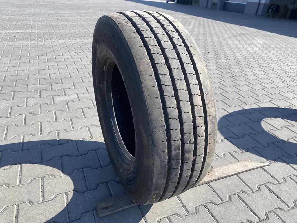 Opony używane ciężarowe napędowe 215/75R17.5 CONTINENTAL CONTI HYBRID LD3 / 15-16mm Opona ciężarowa używana prowadząca 265/70R17.5 PIRELLI R02 PROFUEL STEER / 13mm