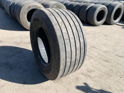  Opona używana ciężarowa naczepowa mega 435/50R19.5 GOODYEAR KMAX T GEN-2 / 7-9mm