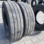  Opony ciężarowe używana naczepowa 235/75R17.5 CONTINETAL HTR2 / 7-9mm