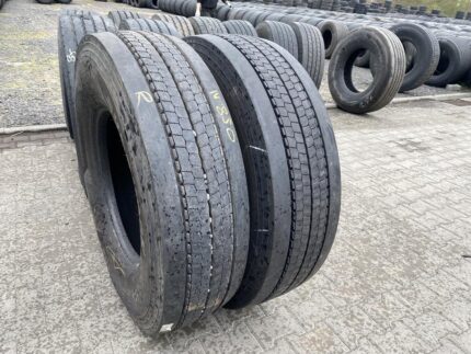 Opony ciężarowe używane prowadzące 315/80R22.5 HANKOOK SMART FLEX AH51 / 11-12mm