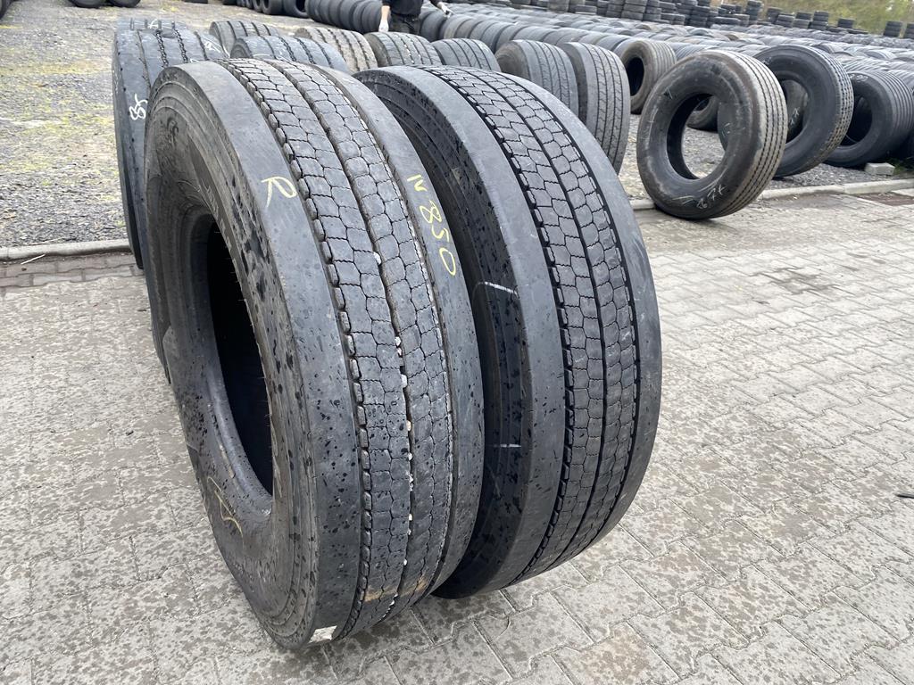 Opony ciężarowe używane prowadzące 315/80R22.5 HANKOOK SMART FLEX AH51 / 11-12mm Opony ciężarowe używane prowadzące 315/80R22.5 HANKOOK SMART FLEX AH51 / 11-12mm