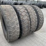  Opony używane ciężarowe napędowe budowlane 315/80R22.5 TYP ROMB / 9-12mm