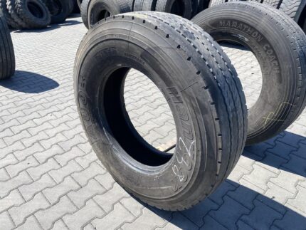 Opona ciężarowa używana prowadząca 295/80R22.5 HANKOOK AU03 / 8-10mm