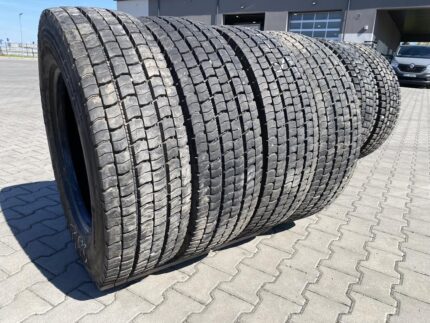  Opony ciężarowe używane napędowe 275/70R22.5 CONTINENTAL HDR / 16-17mm