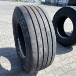  Opona ciężarowa używana naczepowa 385/65R22.5 DUNLOP SP247 / 11-12mm