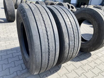  Opona ciężarowa używana prowadząca 385/65R22.5 BRIDGESTONE DURAVIS  R-STEER 002 / 10-11mm