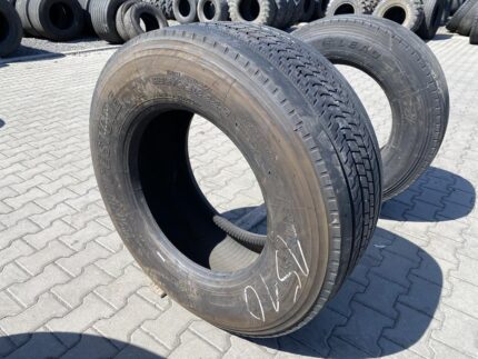 Opona ciężarowa używana prowadząca 385/55R22.5 BRIDGESTONE RW-STEER 001 / 13mm
