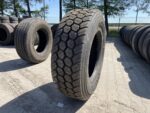 Opona używana ciężarowa naczepowa budowlana 385/65R22.5 BIEŻNIKOWANA TYP BRIDGESTONE M-TRAILER 001 / 100% Bieżnika