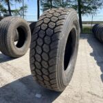  Opona używana ciężarowa naczepowa budowlana 385/65R22.5 BIEŻNIKOWANA TYP BRIDGESTONE M-TRAILER 001 / 100% Bieżnika