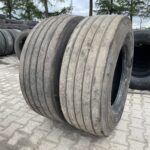  Opony używane ciężarowe naczepowe 385/65R22.5 GOODYEAR KMAX T HL / 13-17mm