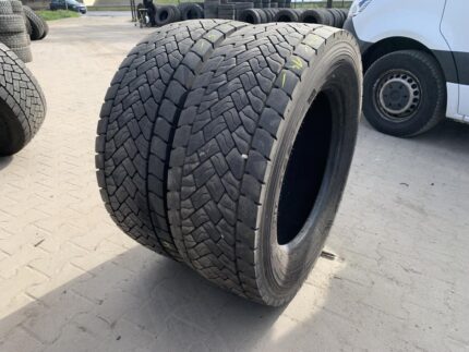  Opony używane ciężarowe napędowe 315/60R22.5 DUNLOP SP446 / 13-16mm