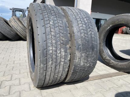  Opony używane ciężarowe napędowe 295/60R22.5 GOODYEAR FUELMAX D A / 7-8mm