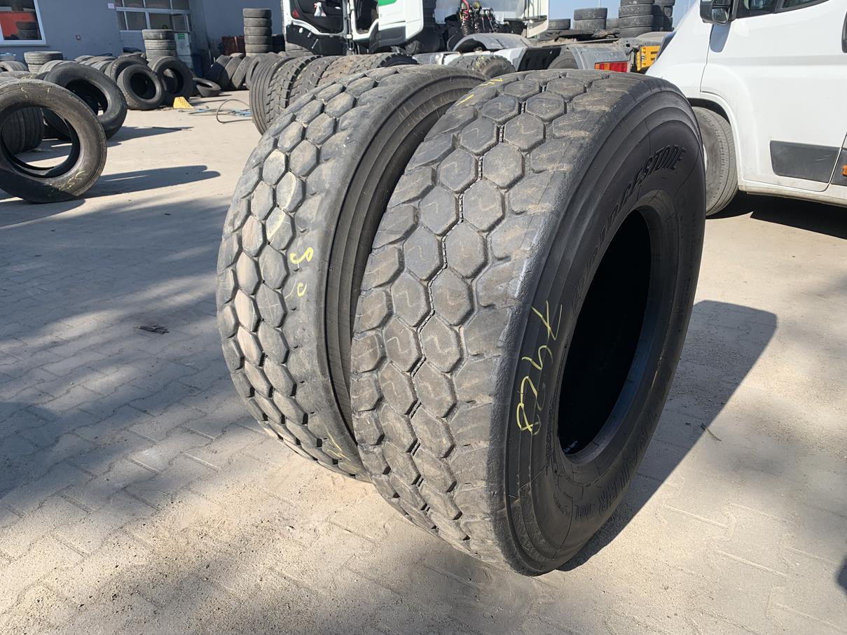 Opony używane ciężarowe naczepowe budowlane 385/65R22.5 BRIDGESTONE M-TRAILER 001 PLUS / 12-14mm Opony używane ciężarowe naczepowe budowlane 385/65R22.5 BRIDGESTONE M-TRAILER 001 PLUS / 12-14mm