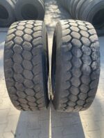 Opony używane ciężarowe naczepowe budowlane 385/65R22.5 BRIDGESTONE M-TRAILER 001 PLUS / 12-14mm