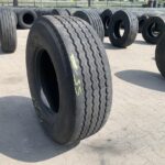  Opona używana ciężarowa naczepowa 385/65R22.5 BIEŻNIKOWANA TYP BRIDGESTONE R168 / 13-14mm