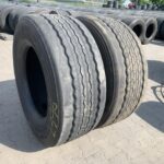  Opony używane ciężarowe naczepowe 385/55R22.5 BRIDGESTONE DURAVIS R-TRAILER 002 / 12-14mm