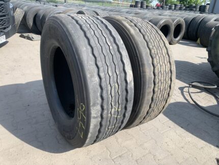  Opony używane ciężarowe naczepowe 385/55R22.5 BRIDGESTONE DURAVIS R-TRAILER 002 / 12-14mm