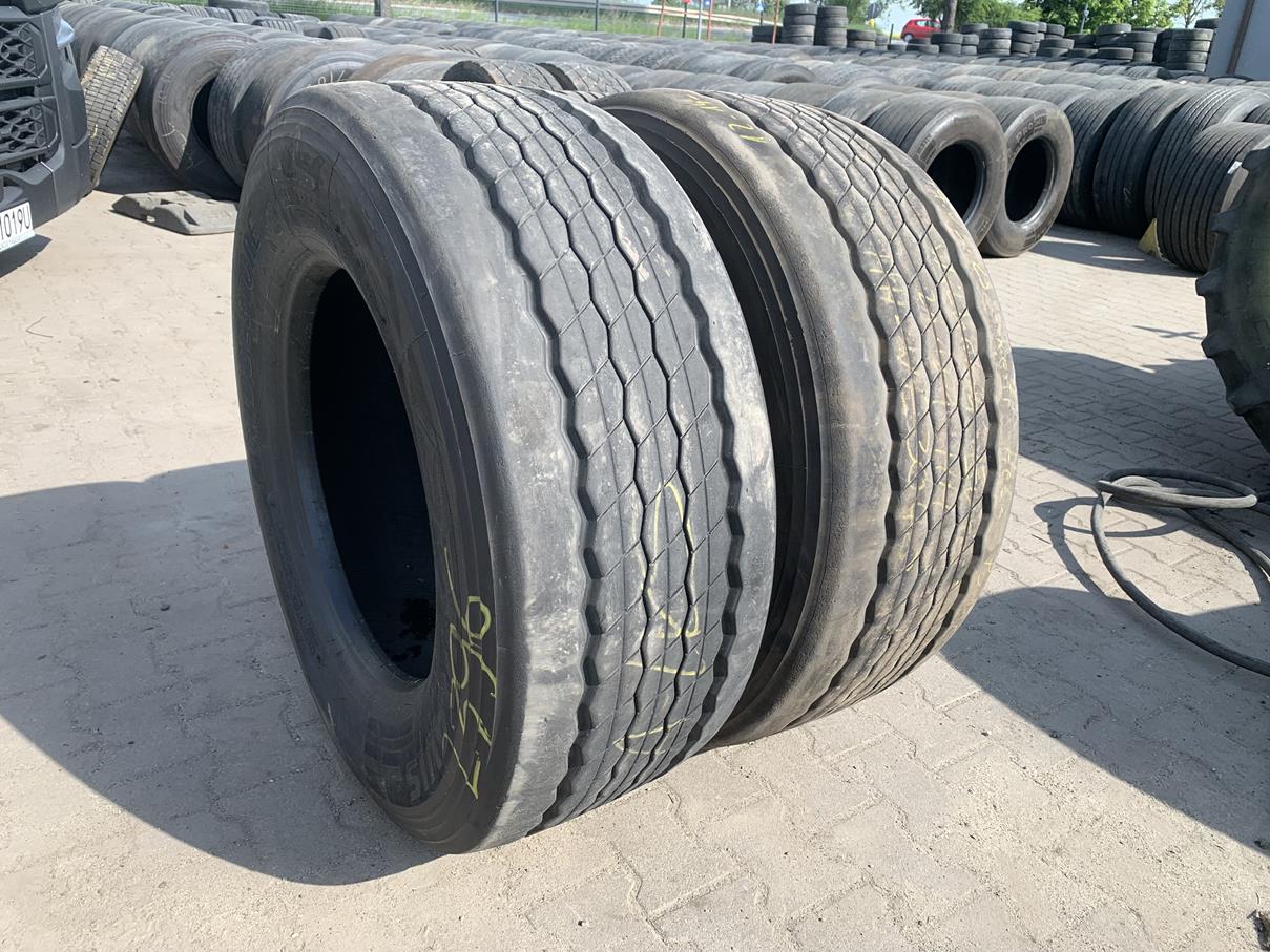 Opony używane ciężarowe naczepowe 385/55R22.5 BRIDGESTONE DURAVIS R-TRAILER 002 / 12-14mm Opony używane ciężarowe naczepowe 385/55R22.5 BRIDGESTONE DURAVIS R-TRAILER 002 / 12-14mm