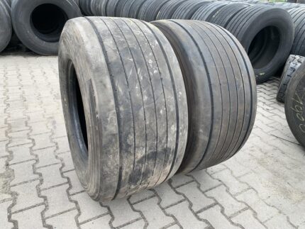  Opony używane ciężarowe naczepowe mega 435/50R19.5 GOODYEAR FUELMAX T / 6-8mm