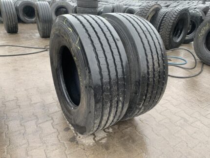  Opony używane ciężarowe naczepowe 385/65R22.5 HANKOOK SMART FLEX TH31 / 14-15mm