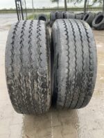 Opony używane ciężarowe naczepowe 385/65R22.5 BIEŻNIKOWANA TYP BRIDGESTONE R168 / 12-13mm
