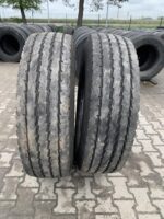 Opony używane ciężarowe przednie budowlane 315/80R22.5 DUNLOP SP382 / 11-14mm