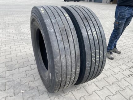  Używane opony ciężarowe przednie 315/80R22.5 CONTINENTAL CONTI ECOPLUS HS3 / 8-10mm