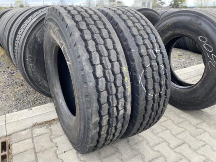  Opony ciężarowe używane podwieszane 315/80R22.5 BIEŻNIKOWANA TYP CONTINENTAL HSC1 / 100% Bieżnika