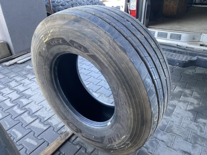 Opona używana ciężarowa naczepowa 385/65R22.5 GOODYEAR KMAX T GEN-2 / 16mm