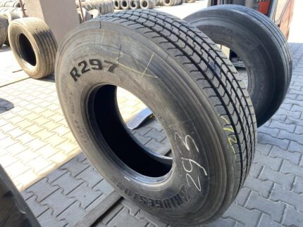 Opona używana ciężarowa prowadząca 13R22.5 BRIDGESTONE R297 / 100% Bieżnika